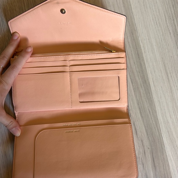 Coach Pink Floral Clutch - Picture 6 of 8